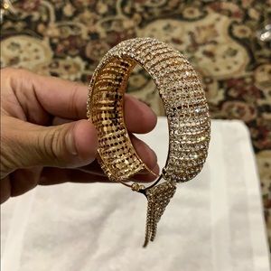 Gold with diamonds